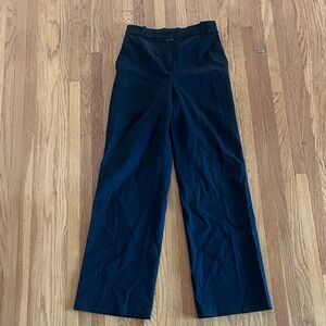 Aritiza High-Waist Wide-Leg Black Trousers